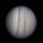 Jupiter 11 dec 2022. 40% best frames of 10000. Autostakkert3 / Registax6